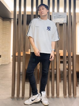 「アイテム（ジャケット/アウター）」を使った、まっちゃんさん（メンズ・183cm）の秋コーディネート