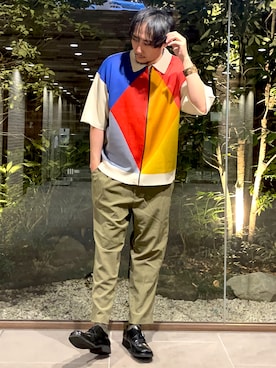 「CPCM」｜「アイテム（レッグウェア）」を使った、まっちゃんさん（メンズ・183cm）の秋コーディネート