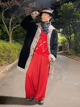 まっちゃんさん（骨格ナチュラル・メンズ・183cm）の秋コーディネート