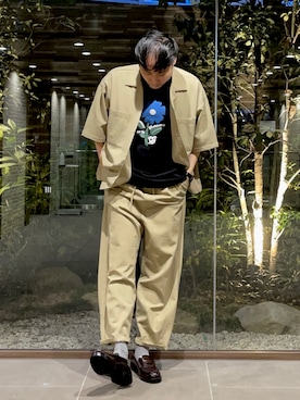 まっちゃんさん（メンズ・183cm）の春コーディネート