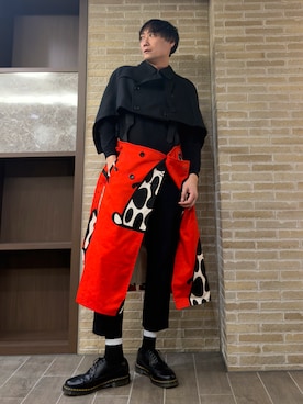 まっちゃんさん（メンズ・183cm）の冬コーディネート