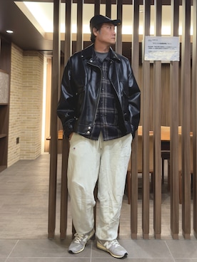 まっちゃんさん（メンズ・183cm・40代）の秋コーディネート