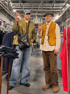 「FREAK'S STORE（フリークスストア）のアイテム」を使った、まっちゃんさん（メンズ・183cm）の春コーディネート