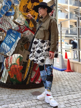 「florist（フローリスト）のアイテム」を使った、まっちゃんさん（メンズ・183cm）の春コーディネート