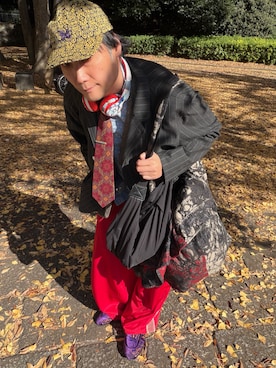 「アイテム（シャツ/ブラウス）」を使った、まっちゃんさん（メンズ・183cm）の冬コーディネート