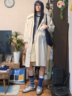 「アイテム（レッグウェア）」を使った、まっちゃんさん（メンズ・183cm）の夏コーディネート