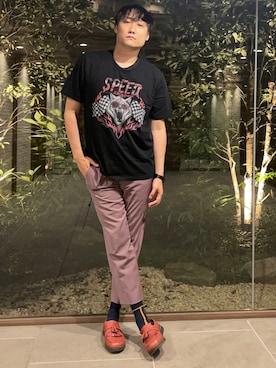 まっちゃんさん（メンズ・183cm）の夏コーディネート