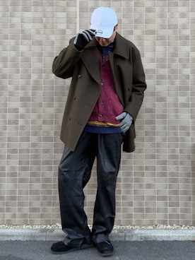 「tk.TAKEO KIKUCHI（ティーケータケオキクチ）のアイテム」を使った、まっちゃんさん（メンズ・183cm）の冬コーディネート