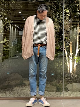 「UNIQLO（ユニクロ）の50色ソックス（消臭機能付き）（ソックス/靴下）」を使った、まっちゃんさん（メンズ・183cm）の春コーディネート