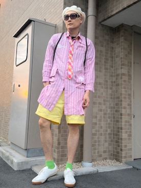 まっちゃんさん(メンズ・183cm)の春コーディネート