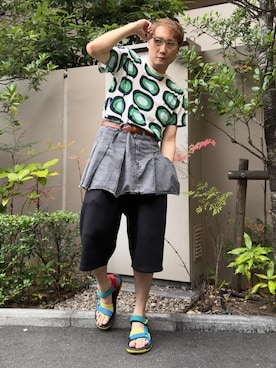 まっちゃんさん(メンズ・183cm)の夏コーディネート