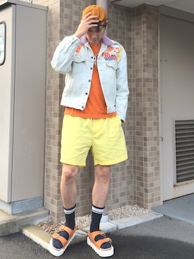 「CIAOPANIC TYPY（チャオパニックティピー）のアイテム」を使った、まっちゃんさん（メンズ・183cm）の春コーディネート