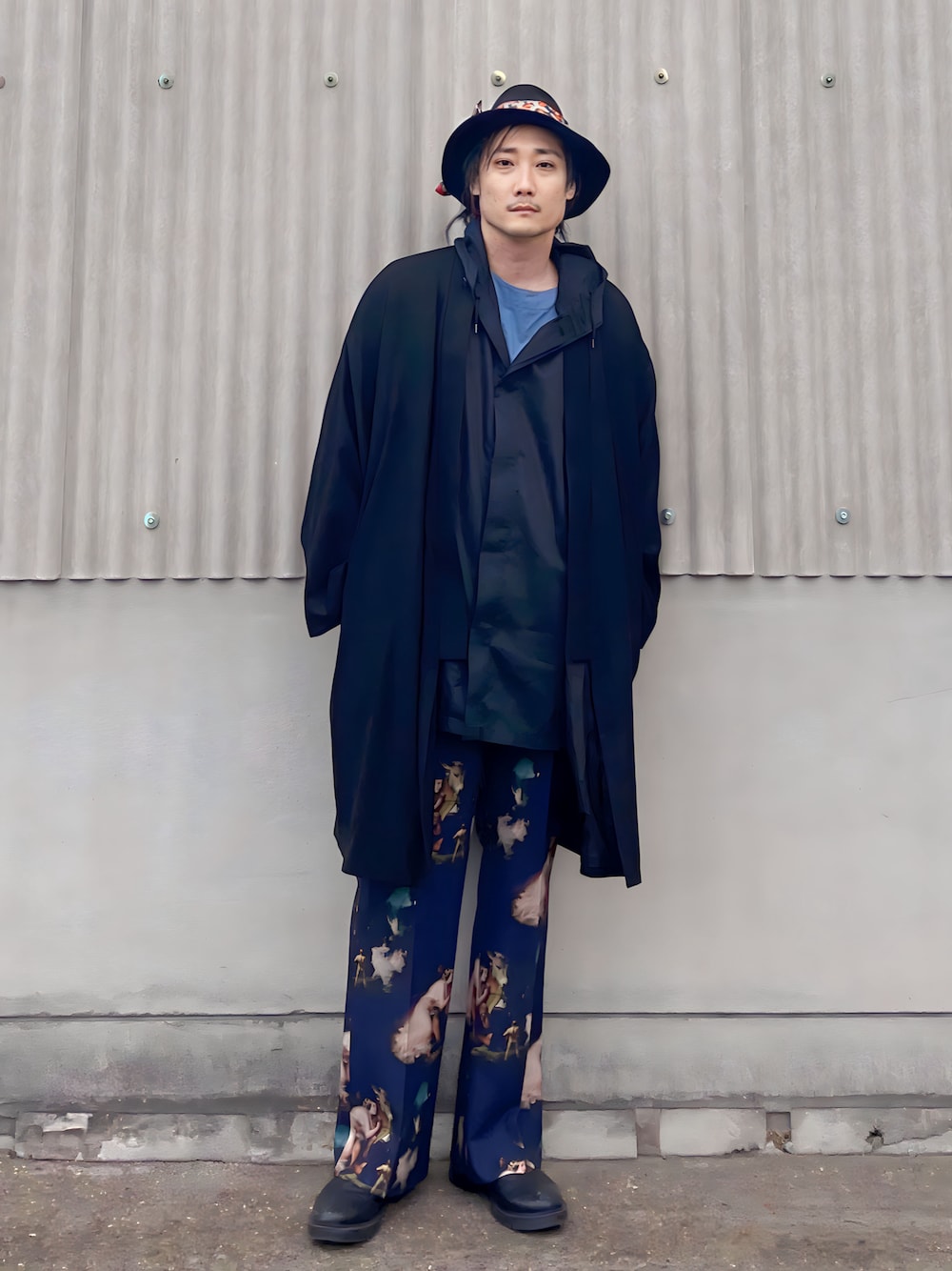ラッドミュージシャン ロングコート 着物　2219-303 LAD MUSICIAN（ラッドミュージシャン）の「KIMONO LONG JACKET