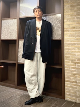 まっちゃんさん（メンズ・183cm・40代）の秋コーディネート