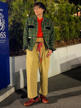 「アイテム（アクセサリー）」を使った、まっちゃんさん（メンズ・183cm・40代）の冬コーディネート