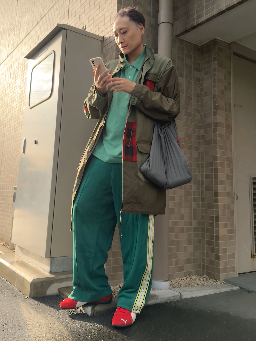 comme des garcons homme モッズコート　着画像あり コムデギャルソンオムモッズコートスタイル.2019.2.3. | MARK ジャケット・アウター