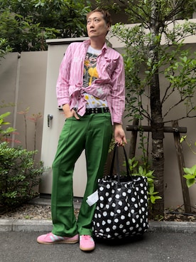 まっちゃんさん(メンズ・183cm)の夏コーディネート