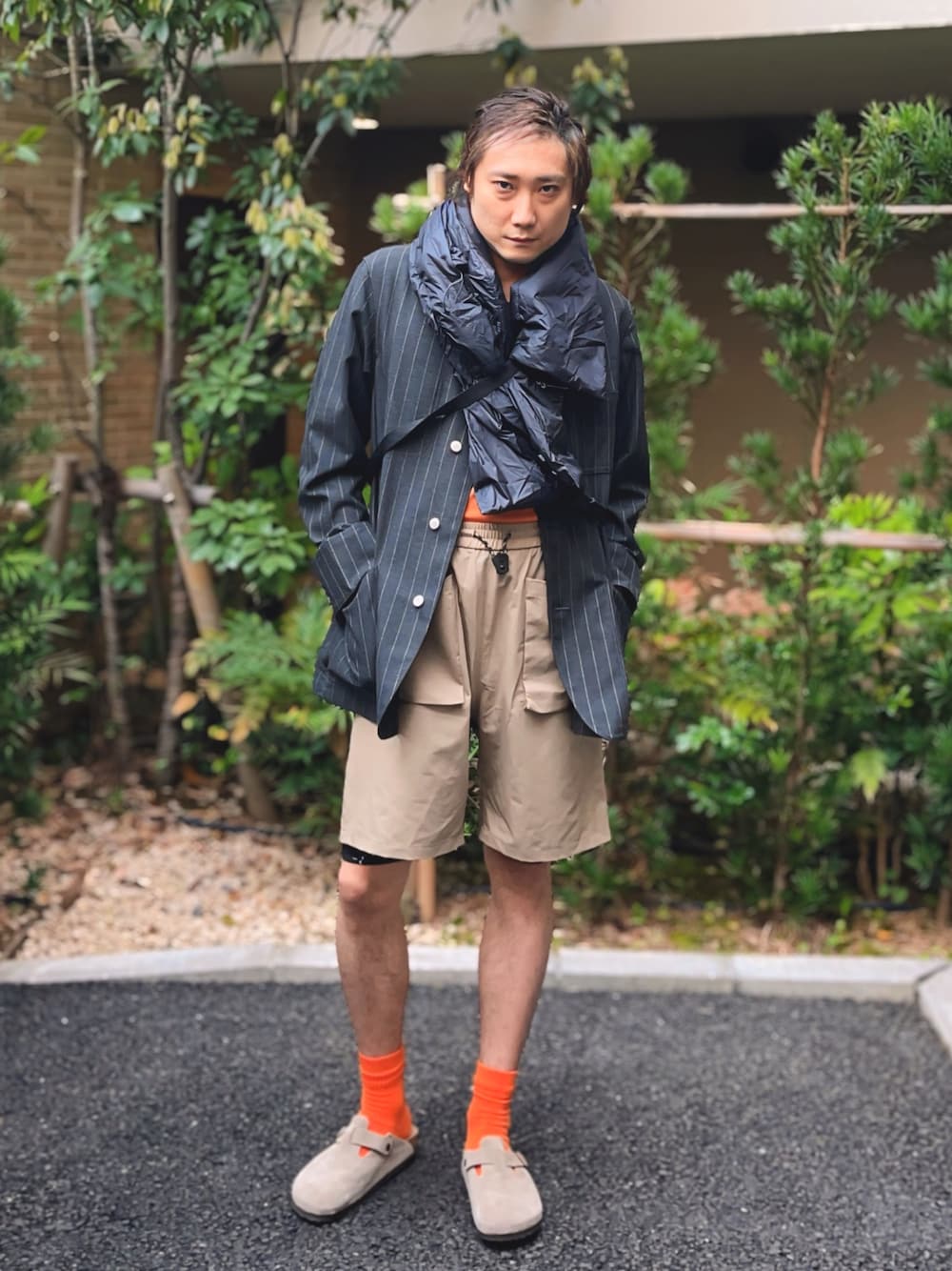 Y-3 CH3 NYL HOODED SCARFを使った人気ファッションコーディネート - WEAR