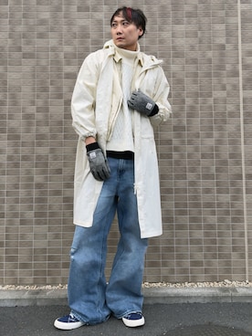 「tk.TAKEO KIKUCHI（ティーケータケオキクチ）のアイテム」を使った、まっちゃんさん（メンズ・183cm）の冬コーディネート