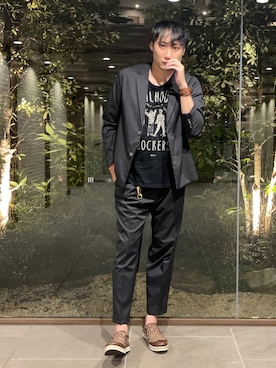 「COOLなこのコが仲間入り」｜「アイテム（財布/小物）」を使った、まっちゃんさん（メンズ・183cm）の夏コーディネート