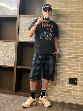 「AlexanderLeeChang（アレキサンダーリーチャン）のアイテム」を使った、まっちゃんさん（骨格ナチュラル・メンズ・183cm）の夏コーディネート