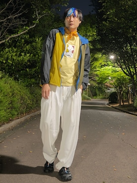 まっちゃんさん(メンズ・183cm)の春コーディネート