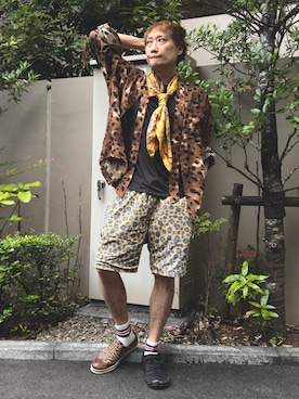 「glamb（グラム）のアイテム」を使った、まっちゃんさん（メンズ・183cm）の秋コーディネート