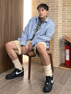 まっちゃんさん（骨格ナチュラル・メンズ・183cm）の秋コーディネート