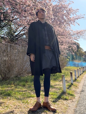 まっちゃんさん（メンズ・183cm）の春コーディネート