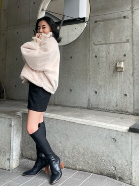 「EVRIS（エヴリス）のアイテム（ブルゾン）」を使った、yunaさん（レディース・150cm）の夏コーディネート