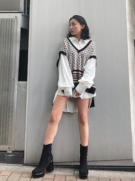 yunaさん（レディース・150cm）の夏コーディネート