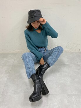 yunaさん（レディース・150cm）の秋コーディネート