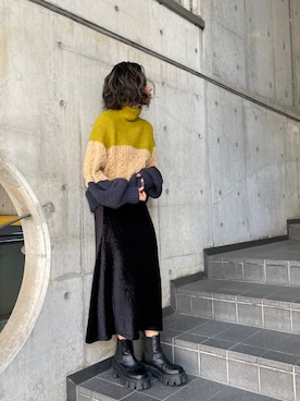 「ニット/セーター」｜yunaさん（レディース・150cm）の冬コーディネート