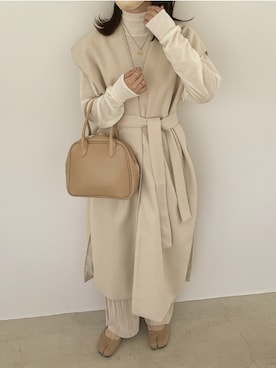 sayaさん（レディース・156cm）の冬コーディネート