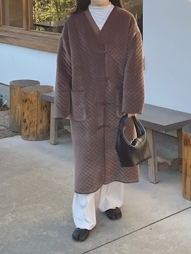 sayaさん（レディース・156cm）の冬コーディネート