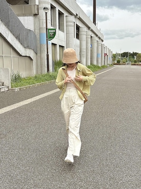 「Lattice（Lattice）のアイテム（帽子）」を使った、sayaさん（レディース・156cm）の夏コーディネート