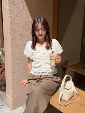 「apres jour clair（アプレジュールクレア）のアイテム」を使った、sayaさん（レディース・156cm）の秋コーディネート