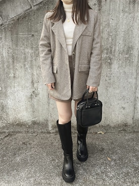 sayaさん（レディース・156cm）の冬コーディネート