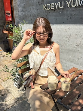 「アイテム（その他）」を使った、sayaさん（レディース・156cm）の夏コーディネート
