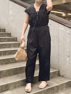 MOUSSY マウジー　STRINGS GATHERED オールインワン MOUSSY（マウジー）の「STRINGS GATHERED オールインワン