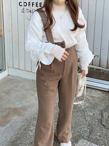 エフィEaphi サロペットパンツ Amazon | [インタープレイ] x AYA ハイウエスト カーゴ