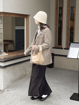 sayaさん（レディース・156cm）の冬コーディネート