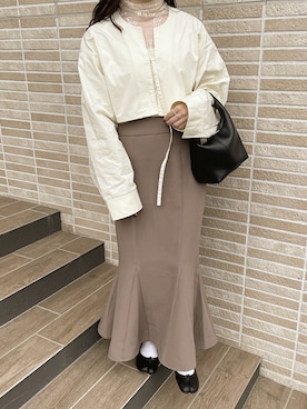 「AmbreNeige」｜「アイテム（その他）」を使った、sayaさん（レディース・156cm）の春コーディネート