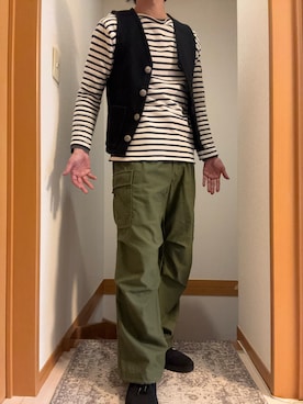 「アイテム（その他アウター）」を使った、tjさん（メンズ・168cm）の秋コーディネート