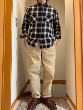 「FIVE BROTHER（ファイブブラザー）のアイテム」を使った、tjさん（メンズ・168cm）の秋コーディネート