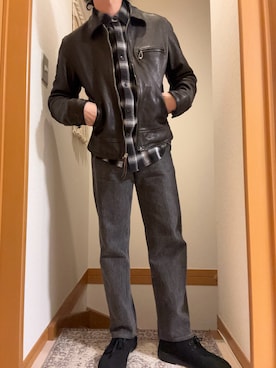 「FIVE BROTHER（ファイブブラザー）のアイテム」を使った、tjさん（メンズ・168cm）の秋コーディネート