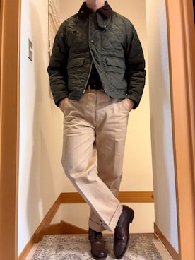 「Buzz Rickson's（バズリクソンズ）のアイテム」を使った、tjさん（メンズ・168cm）の冬コーディネート