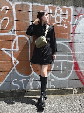 「one way（ワンウェイ）のアイテム（ワンピース/ドレス）」を使った、kyokaさん（レディース・167cm）の秋コーディネート