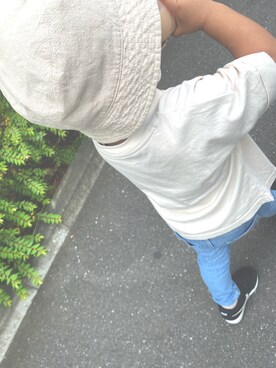 「息子」｜「アイテム（パンツ）」を使った、0rinさん（キッズ・90cm）の秋コーディネート