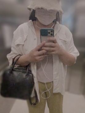 「apres jour（アプレジュール）のアイテム（帽子）」を使った、0rinさん（レディース・158cm）の秋コーディネート
